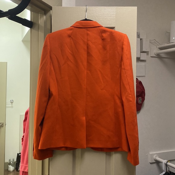 J Crew Orange Blazer - Picture 2 of 4